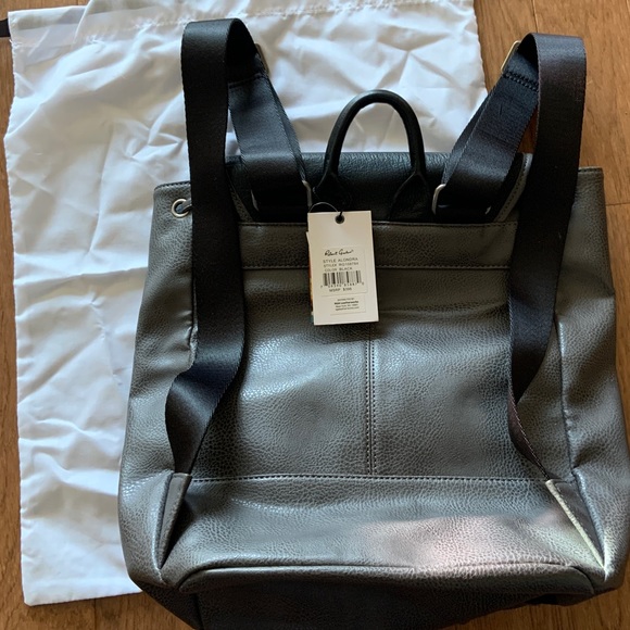 Robert Graham black and grey leather backpack - Picture 5 of 7